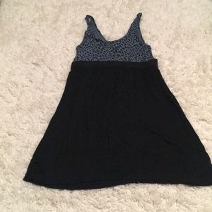 Blue and black sun dress